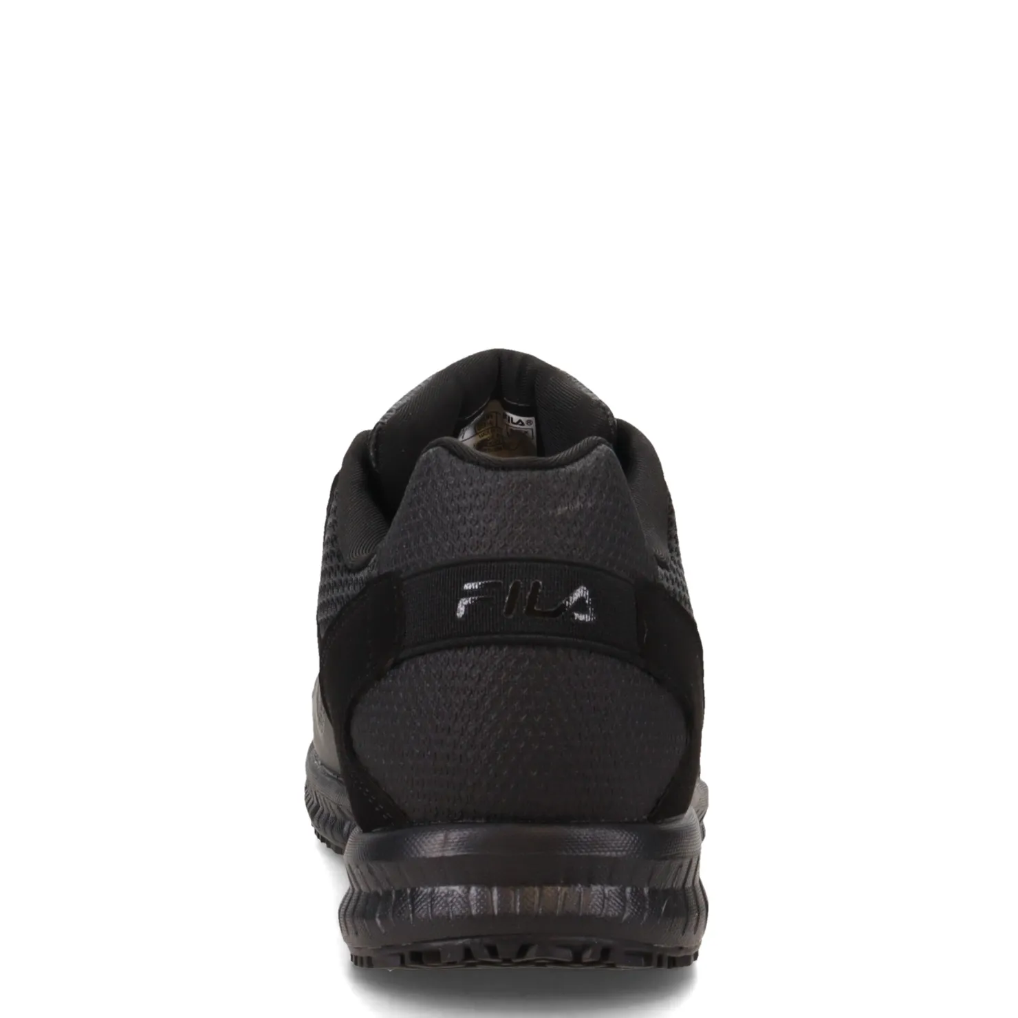 Work & Safety*Fila Men's , Memory Layers SR Work Shoe - Wide Width Black