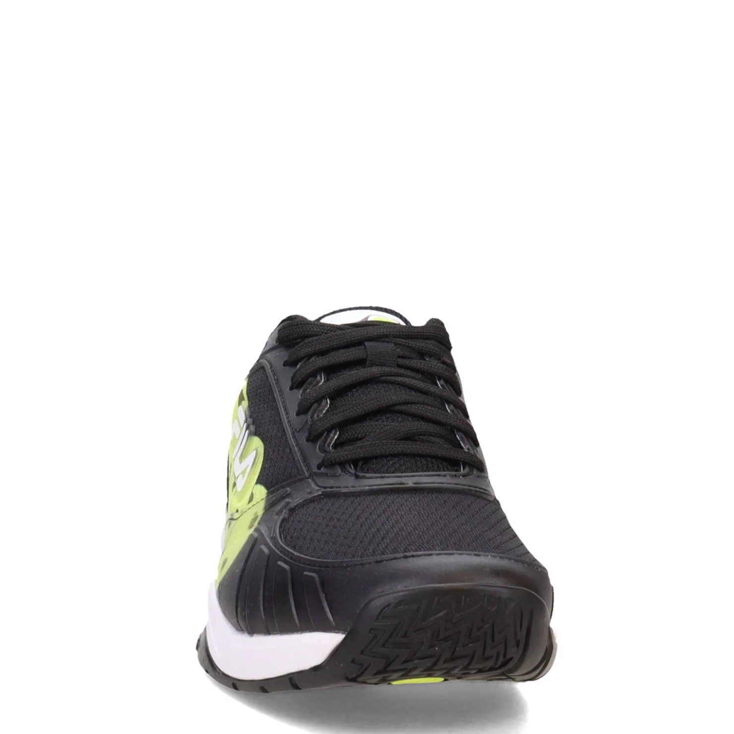 Court*Fila Men's , Volley Zone Pickleball Shoe Black/White/Sfty