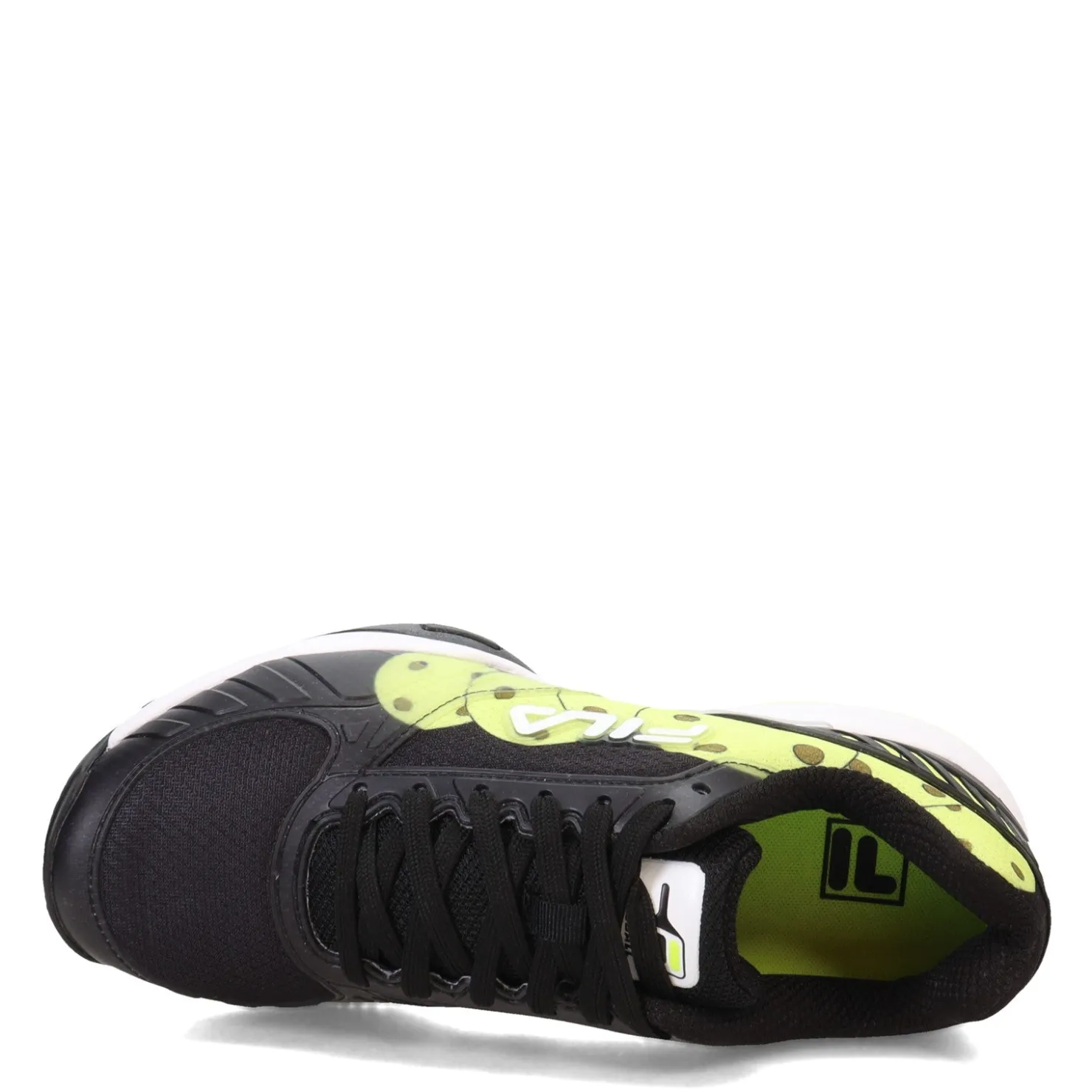 Court*Fila Men's , Volley Zone Pickleball Shoe Black/White/Sfty