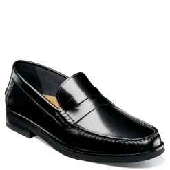 Loafers*Florsheim Men's , Berkley Flex Penny Loafer Black Smooth