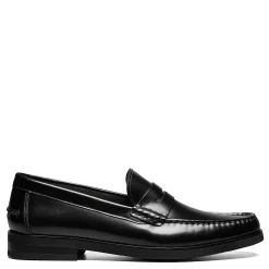 Loafers*Florsheim Men's , Berkley Flex Penny Loafer Black Smooth