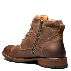 Boots*Florsheim Men's , Chalet Cap Toe Boot Brown Crazy Horse