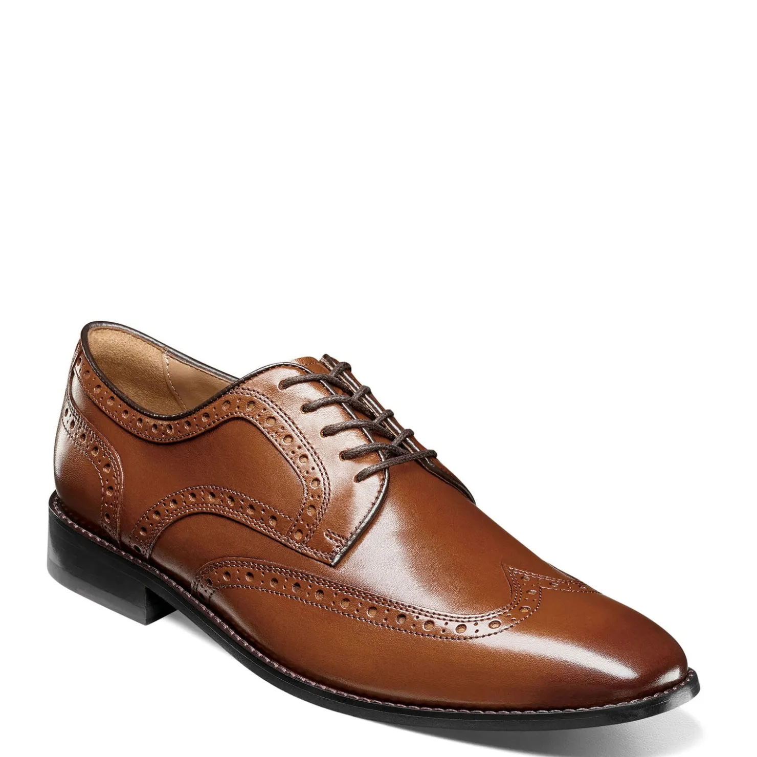 Dress*Florsheim Men's , Conetta Wingtip Oxford Cognac