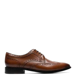 Dress*Florsheim Men's , Conetta Wingtip Oxford Cognac
