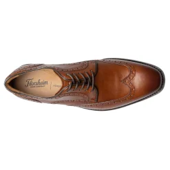 Dress*Florsheim Men's , Conetta Wingtip Oxford Cognac