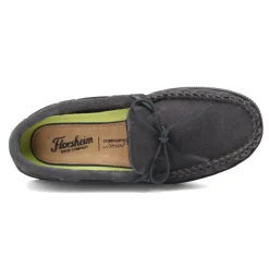 Slip-On Shoes*Florsheim Men's , Cozzy Moc Toe Slipper Gray