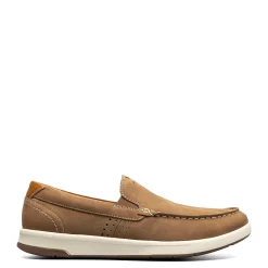 Loafers*Florsheim Men's , Crossover Moc Toe Slip-On Mushroom