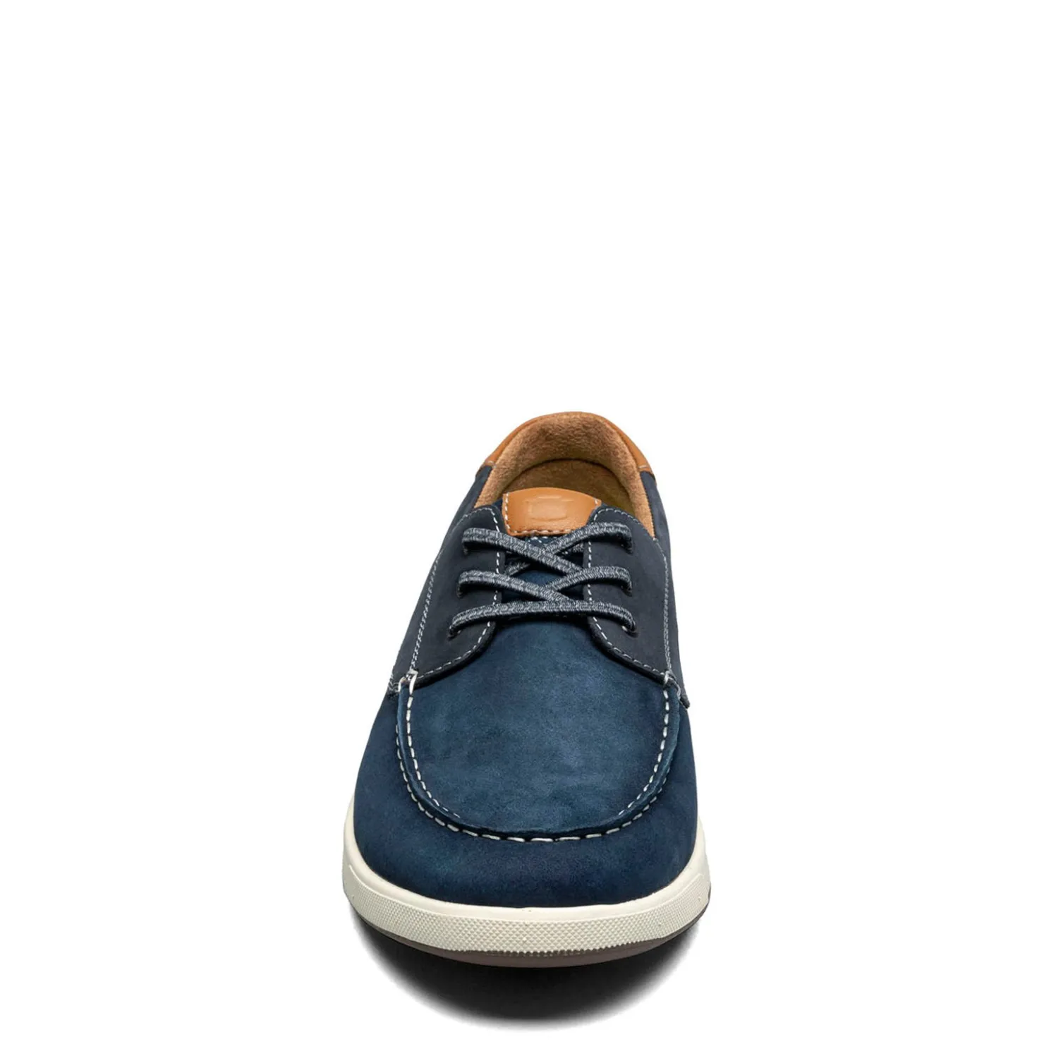 Boat Shoes*Florsheim Men's , Crossover Moc Toe Boat Shoe Navy
