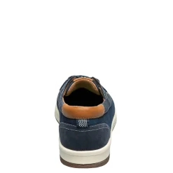 Boat Shoes*Florsheim Men's , Crossover Moc Toe Boat Shoe Navy