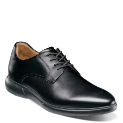 Oxfords*Florsheim Men's , Dash Plain Toe Oxford Black Smooth W/Black Sole