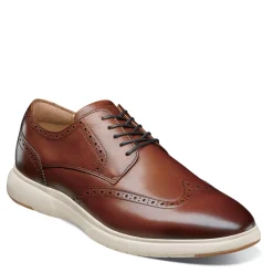 Oxfords*Florsheim Men's , Dash Wingtip Oxford Cognac