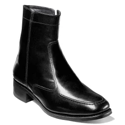 Dress*Florsheim Men's , Essex Moc Toe Zipper Boot Black