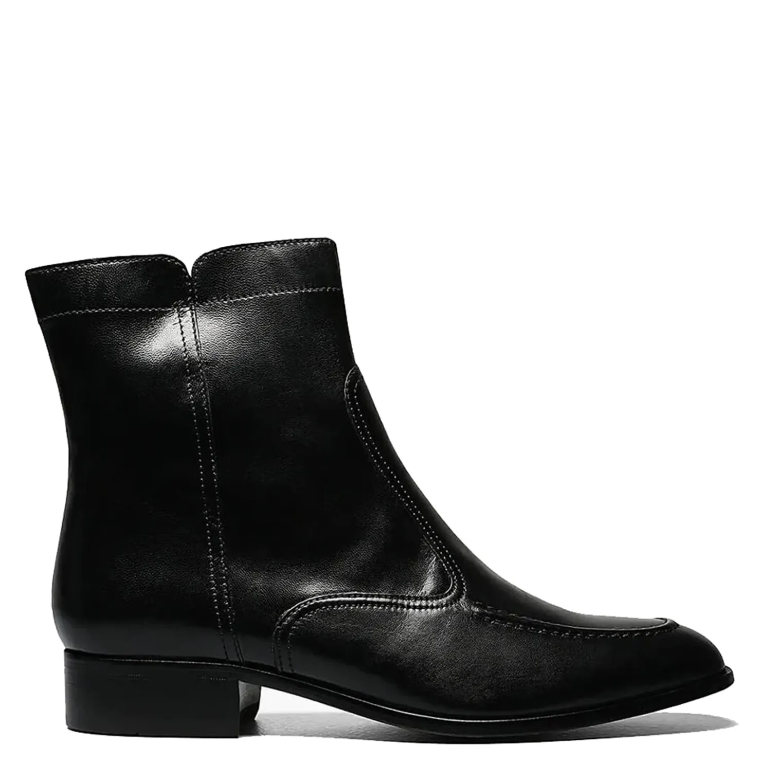 Dress*Florsheim Men's , Essex Moc Toe Zipper Boot Black