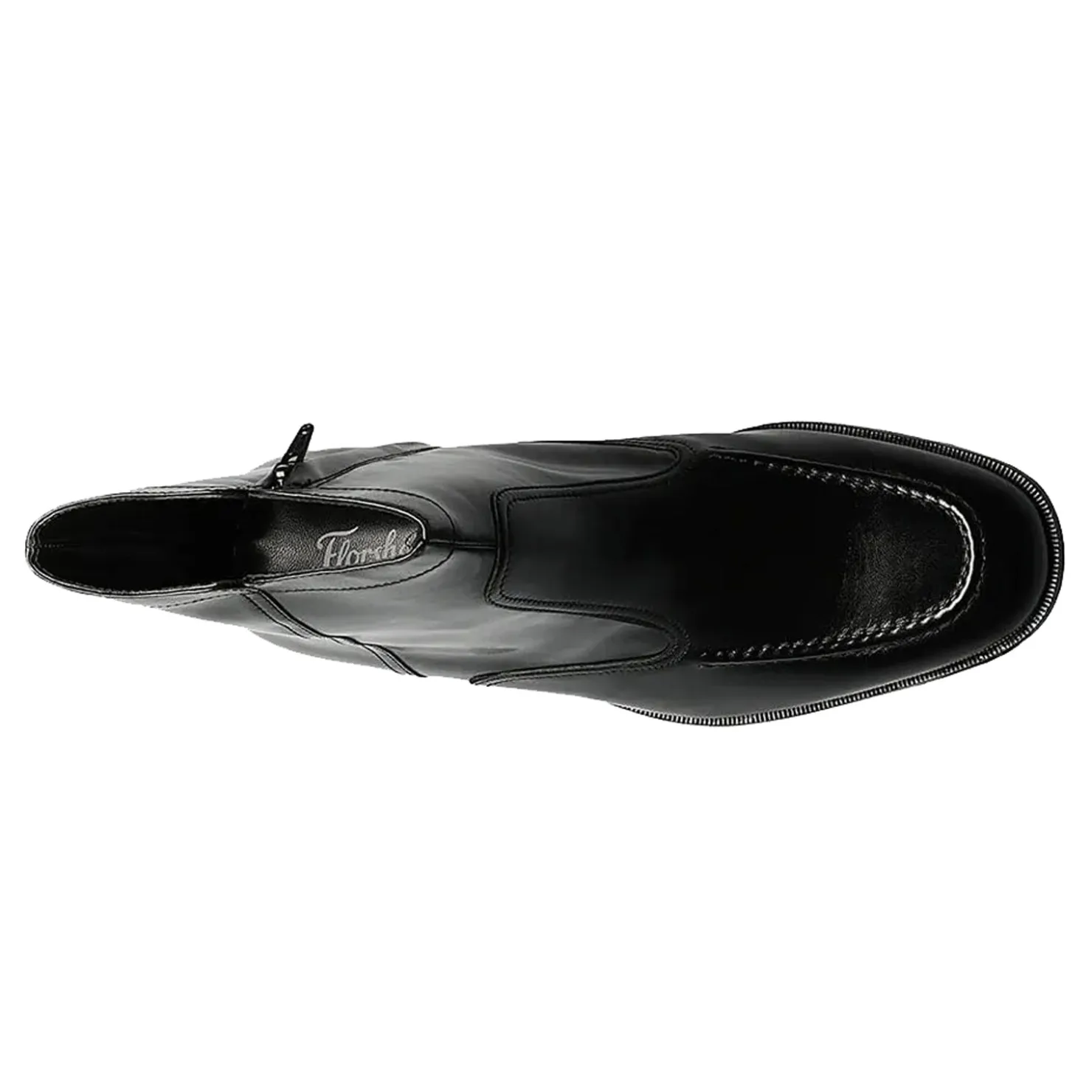 Dress*Florsheim Men's , Essex Moc Toe Zipper Boot Black