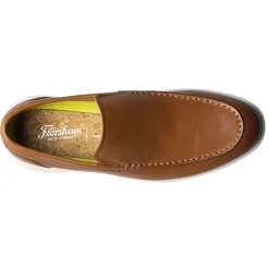 Loafers*Florsheim Men's , Hamptons Moc Toe Venetian Loafer Cognac