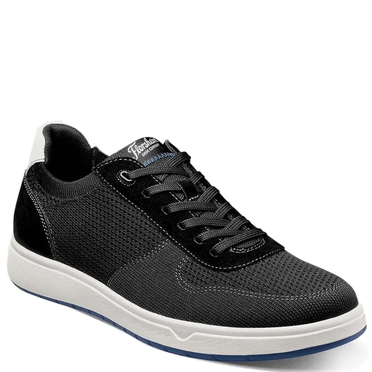 Sneakers & Athletics*Florsheim Men's , Heist Knit Sneaker Black White