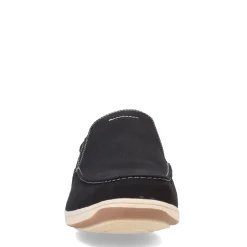 Loafers*Florsheim Men's , Lakeside Canvas Moc Slip On Black