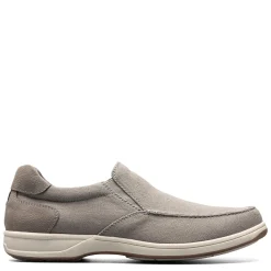 Slip-On Shoes*Florsheim Men's , Lakeside Canvas Moc Slip On Grey