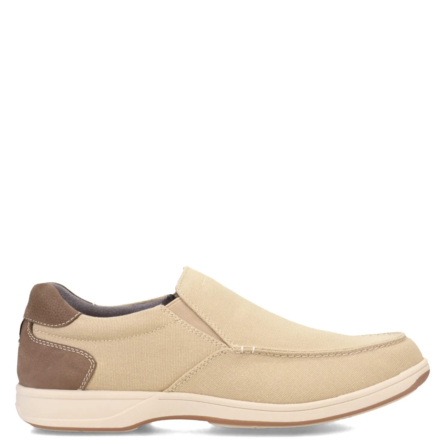 Slip-On Shoes*Florsheim Men's , Lakeside Canvas Moc Slip On Sand