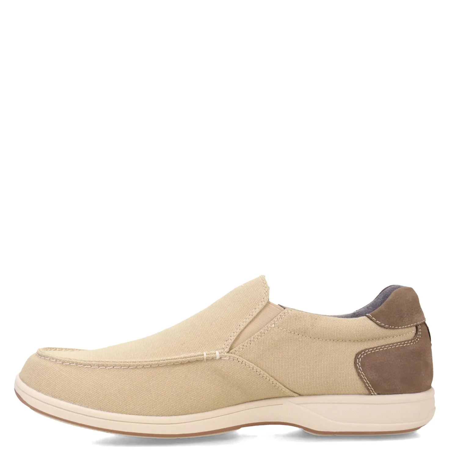 Slip-On Shoes*Florsheim Men's , Lakeside Canvas Moc Slip On Sand
