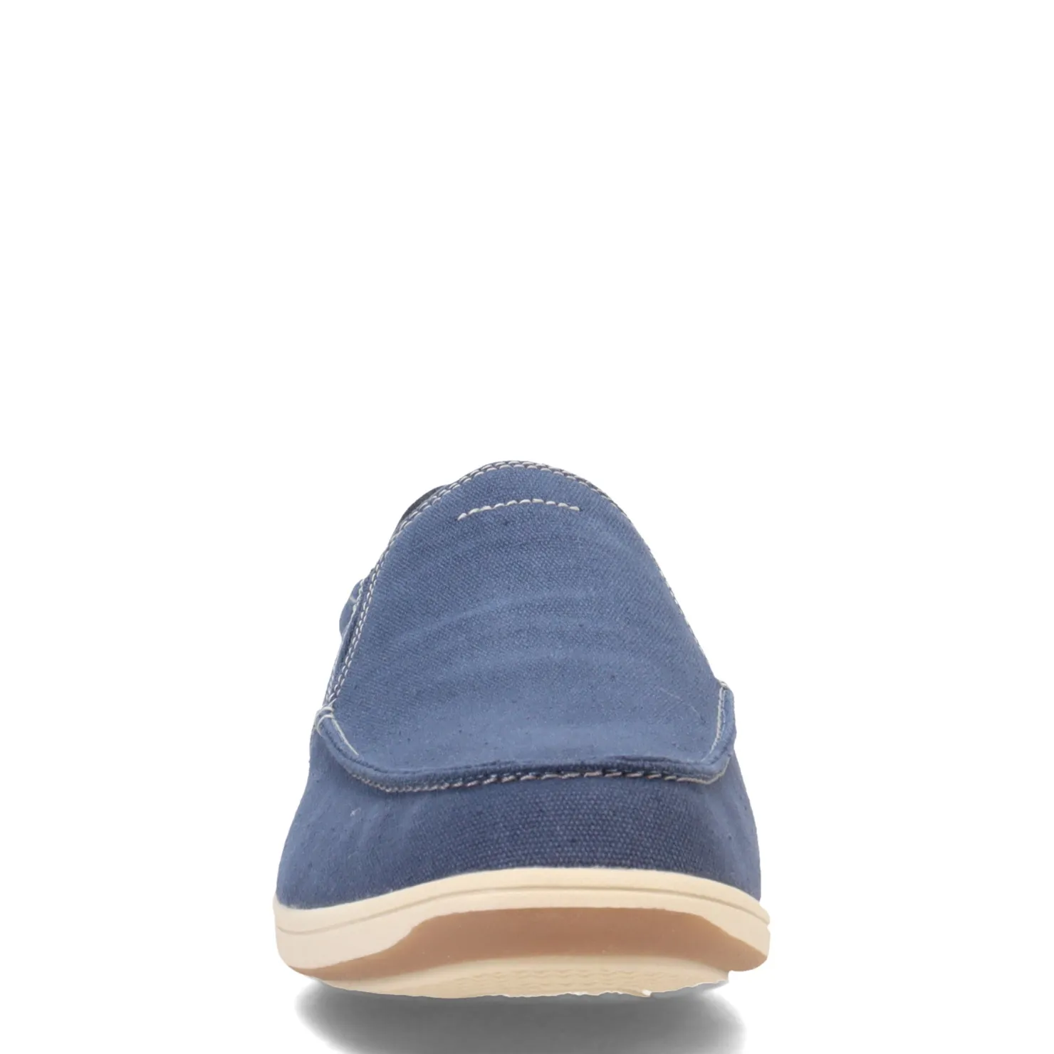 Loafers*Florsheim Men's , Lakeside Canvas Moc Slip On Navy
