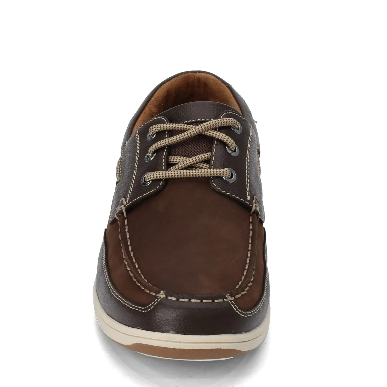 Boat Shoes*Florsheim Men's , Lakeside Oxford Boat Shoe Brown Nubuck