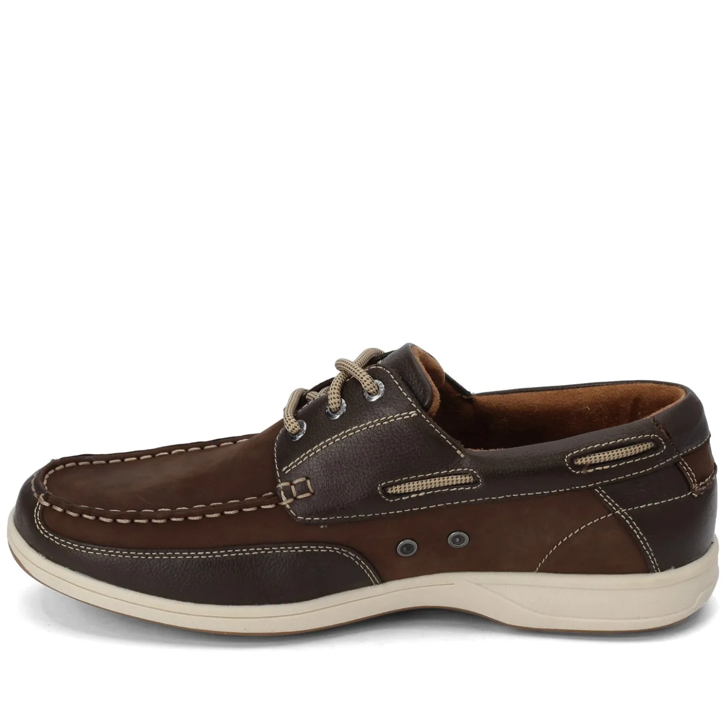 Boat Shoes*Florsheim Men's , Lakeside Oxford Boat Shoe Brown Nubuck