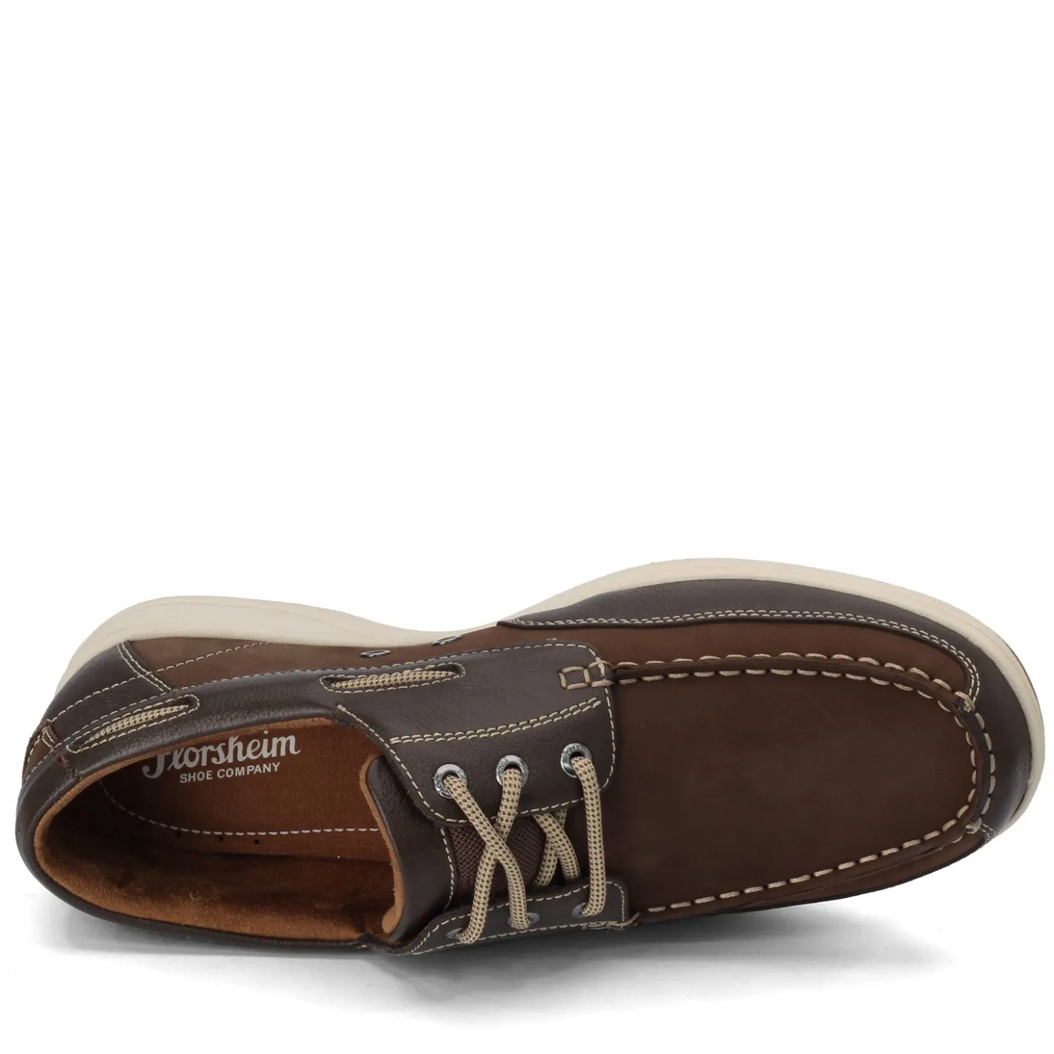 Boat Shoes*Florsheim Men's , Lakeside Oxford Boat Shoe Brown Nubuck