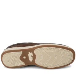 Boat Shoes*Florsheim Men's , Lakeside Oxford Boat Shoe Brown Nubuck