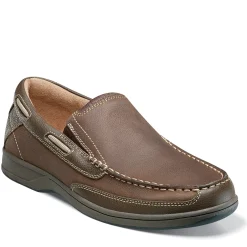 Slip-On Shoes*Florsheim Men's , Lakeside Slip On Stone Crazy Horse