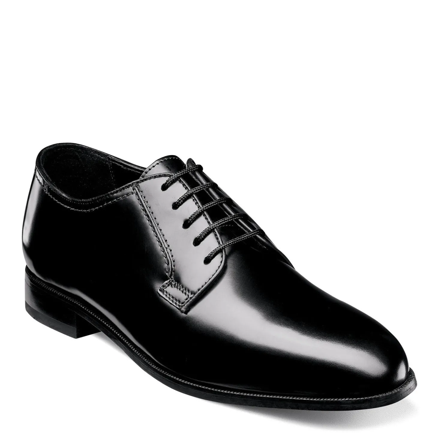 Dress*Florsheim Men's , Lexington Plain Toe Oxford Black Shiny