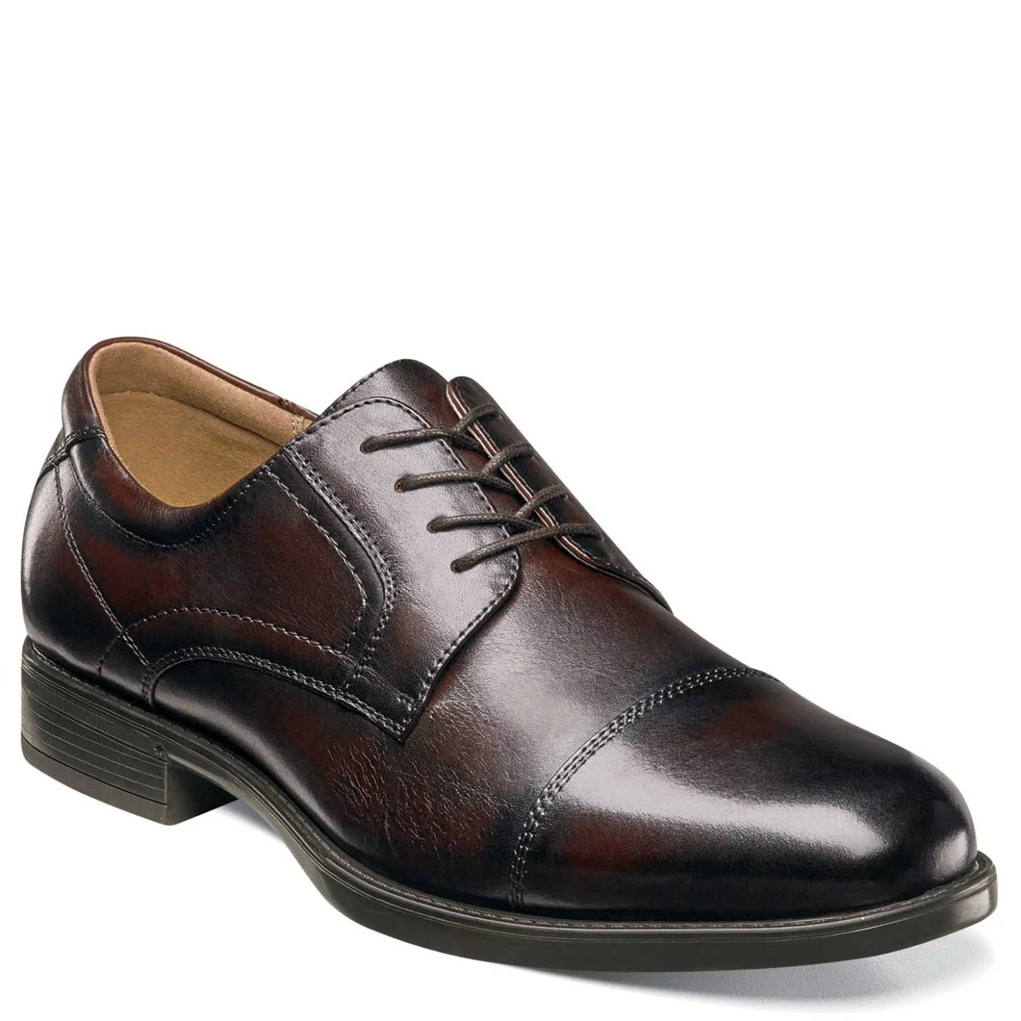 Oxfords*Florsheim Men's , Midtown Cap Toe Oxford Brown