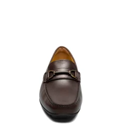 Loafers*Florsheim Men's , Motor Moc Toe Bit Driver Brown Smooth