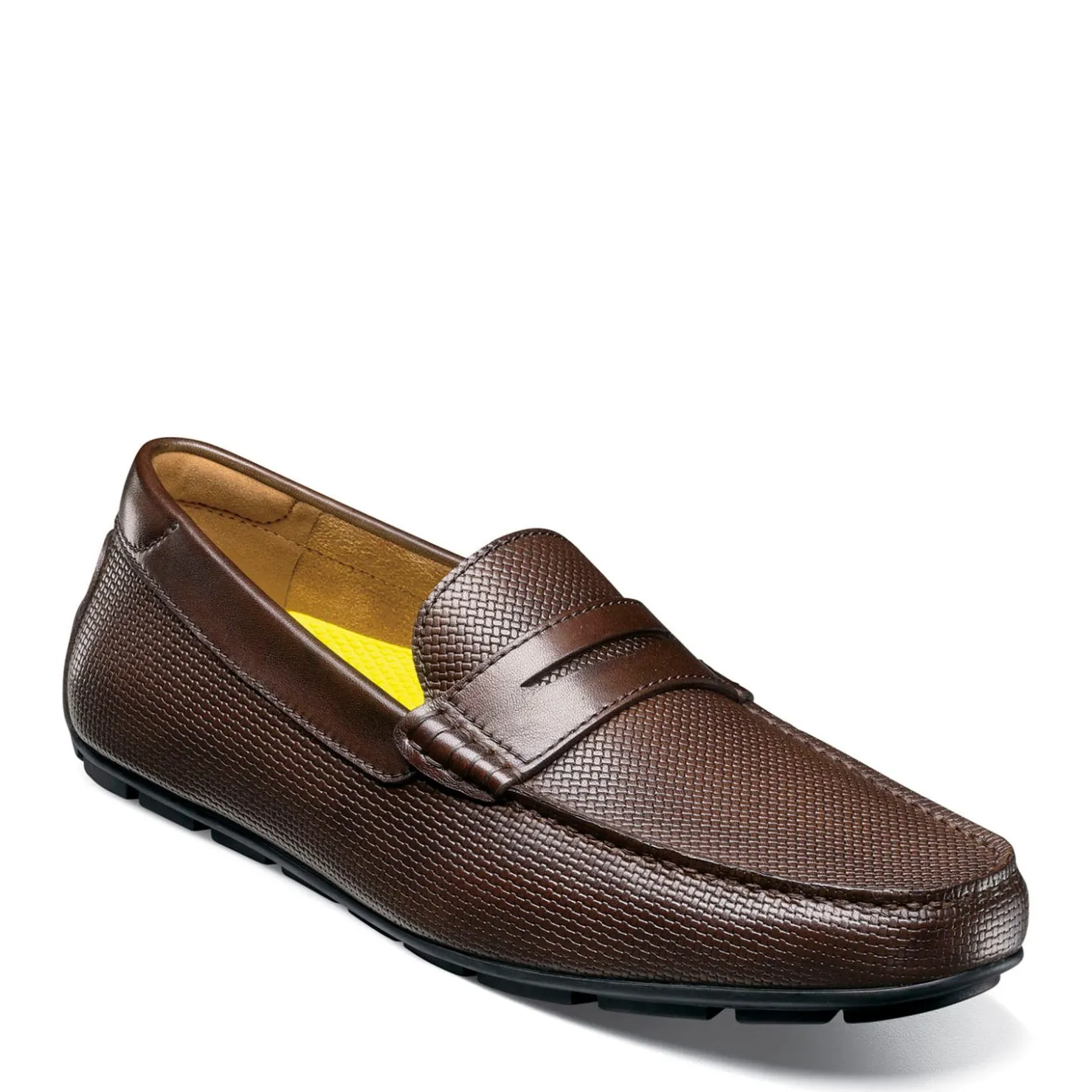 Dress*Florsheim Men's , Motor Moc Toe Penny Driver Brown