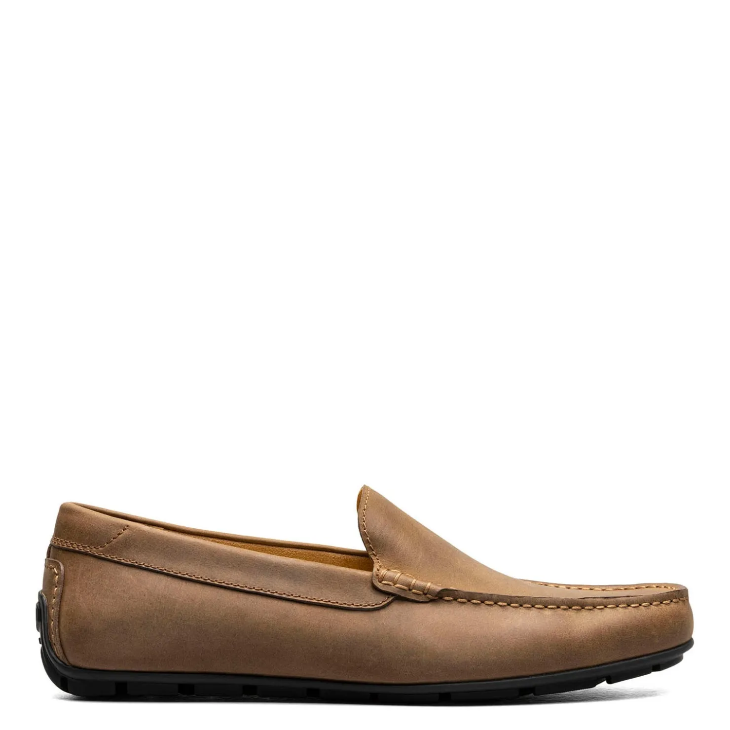 Loafers*Florsheim Men's , Motor Moc Toe Venetian Driver Brown Crazy Horse
