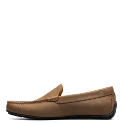 Loafers*Florsheim Men's , Motor Moc Toe Venetian Driver Brown Crazy Horse