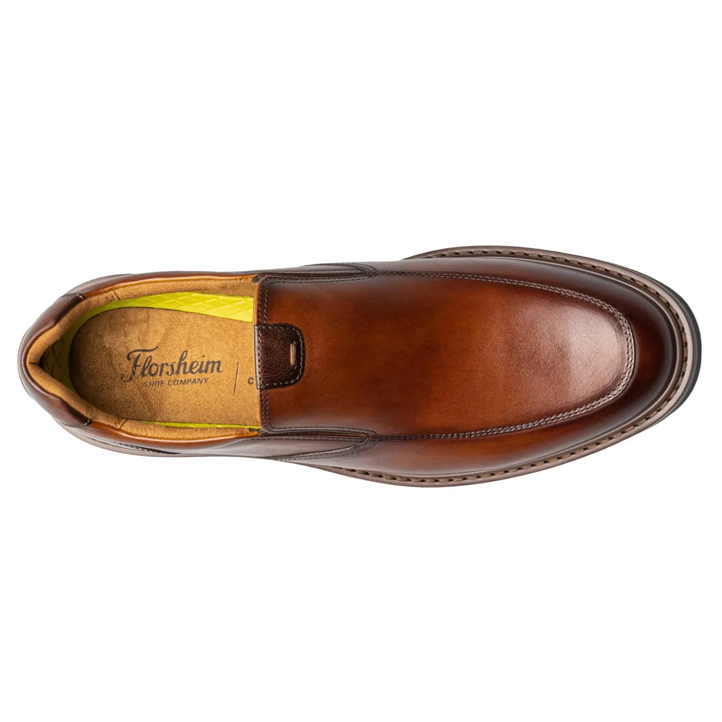 Slip-On Shoes*Florsheim Men's , Norwalk Moc Toe Slip-On Cognac