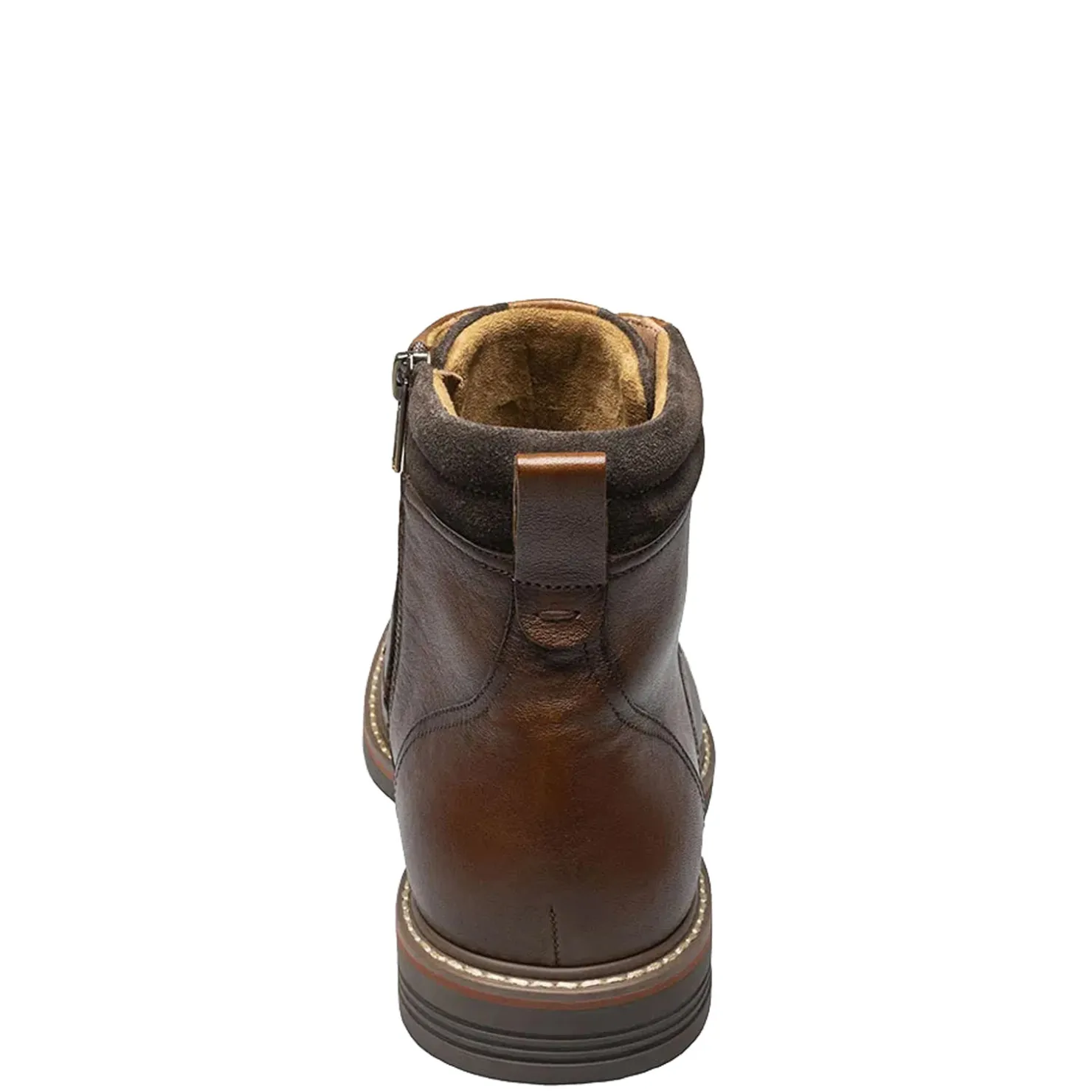 Boots*Florsheim Men's , Norwalk Plain Toe Lace Boot Cognac