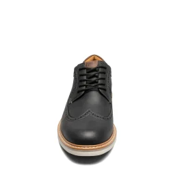 Oxfords*Florsheim Men's , Norwalk Wingtip Oxford Black Crazy Horse