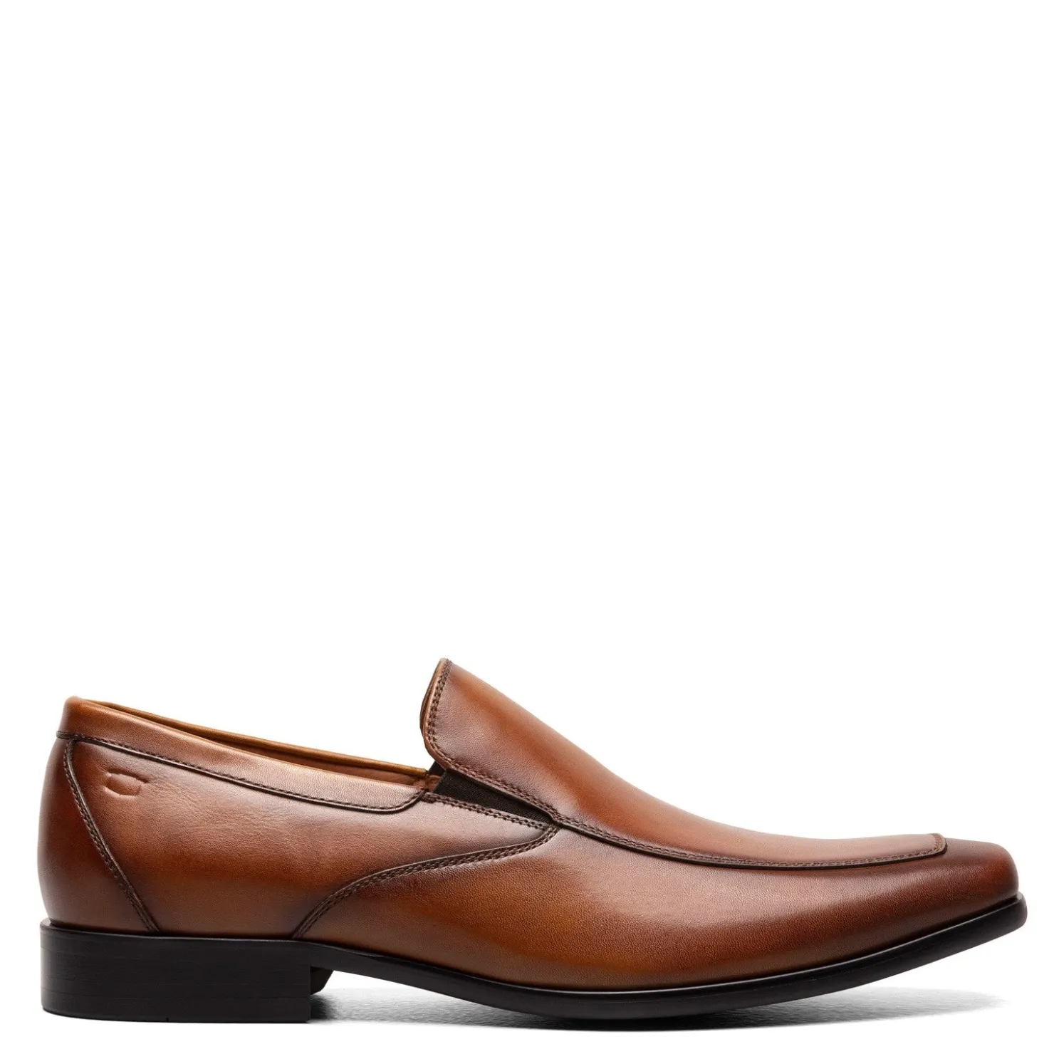 Loafers*Florsheim Men's , Postino Moc Toe Venetian Slip-On Cognac Smooth