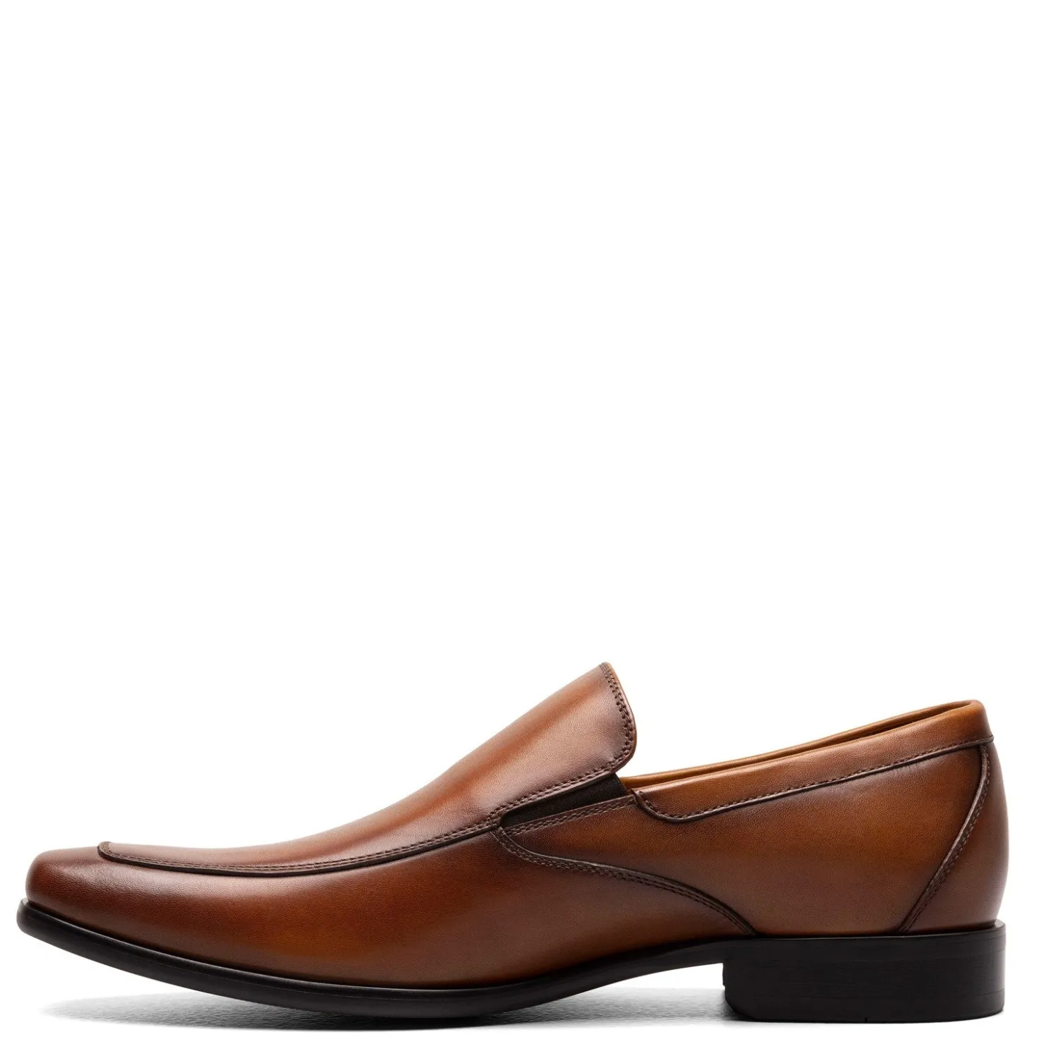 Loafers*Florsheim Men's , Postino Moc Toe Venetian Slip-On Cognac Smooth