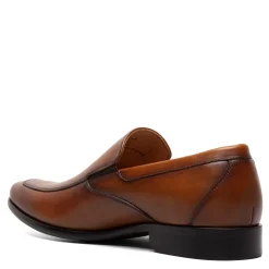 Loafers*Florsheim Men's , Postino Moc Toe Venetian Slip-On Cognac Smooth