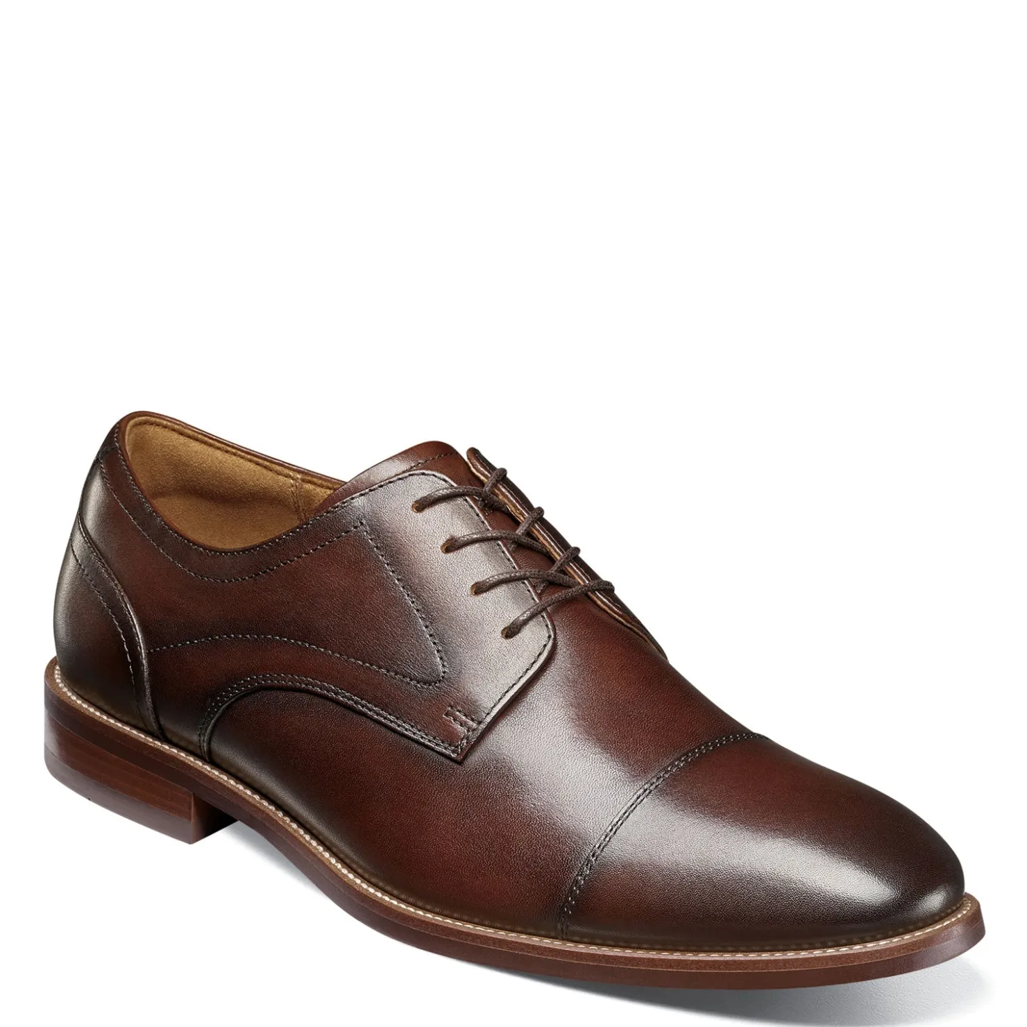 Oxfords*Florsheim Men's , Rucci Cap Toe Oxford Brown