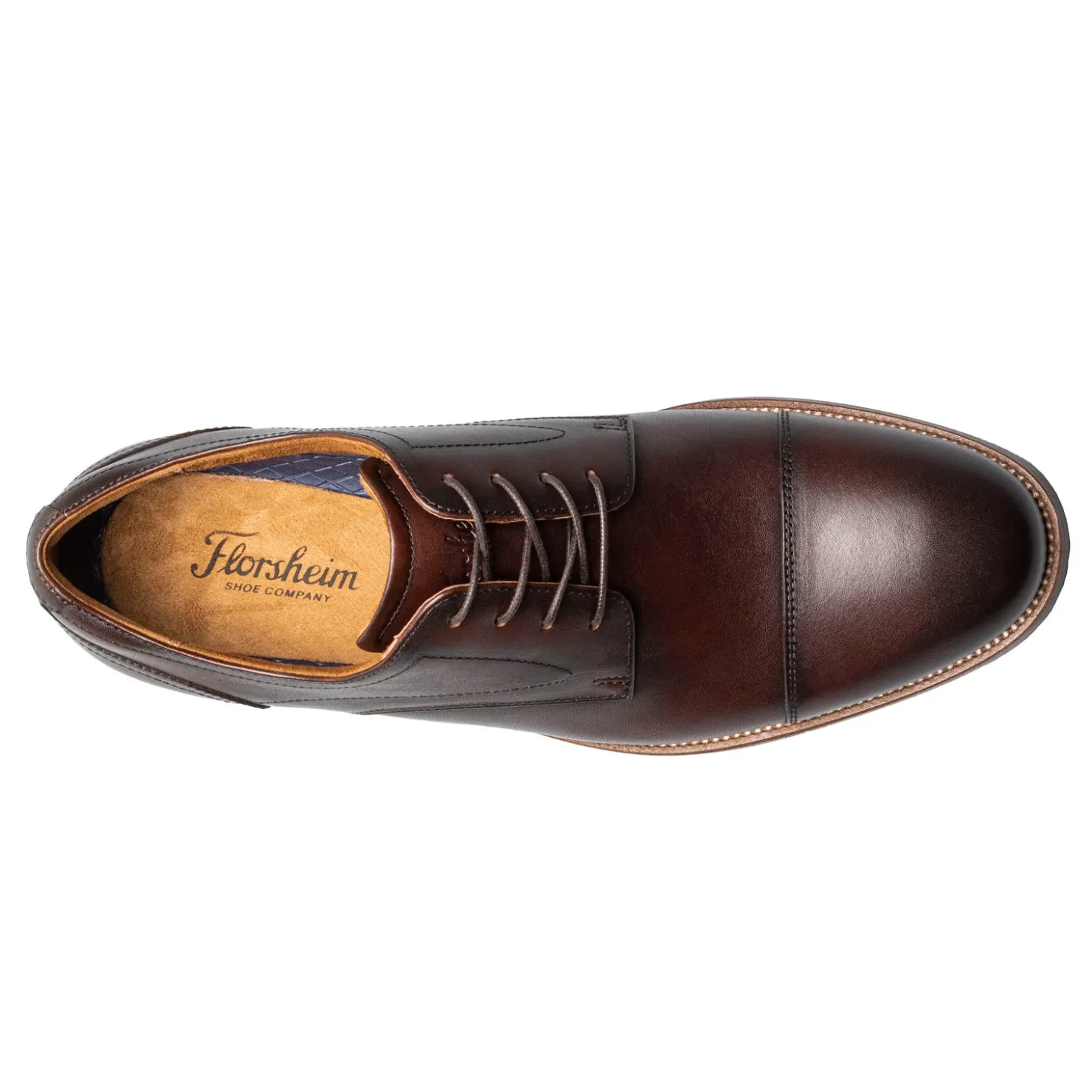 Oxfords*Florsheim Men's , Rucci Cap Toe Oxford Brown