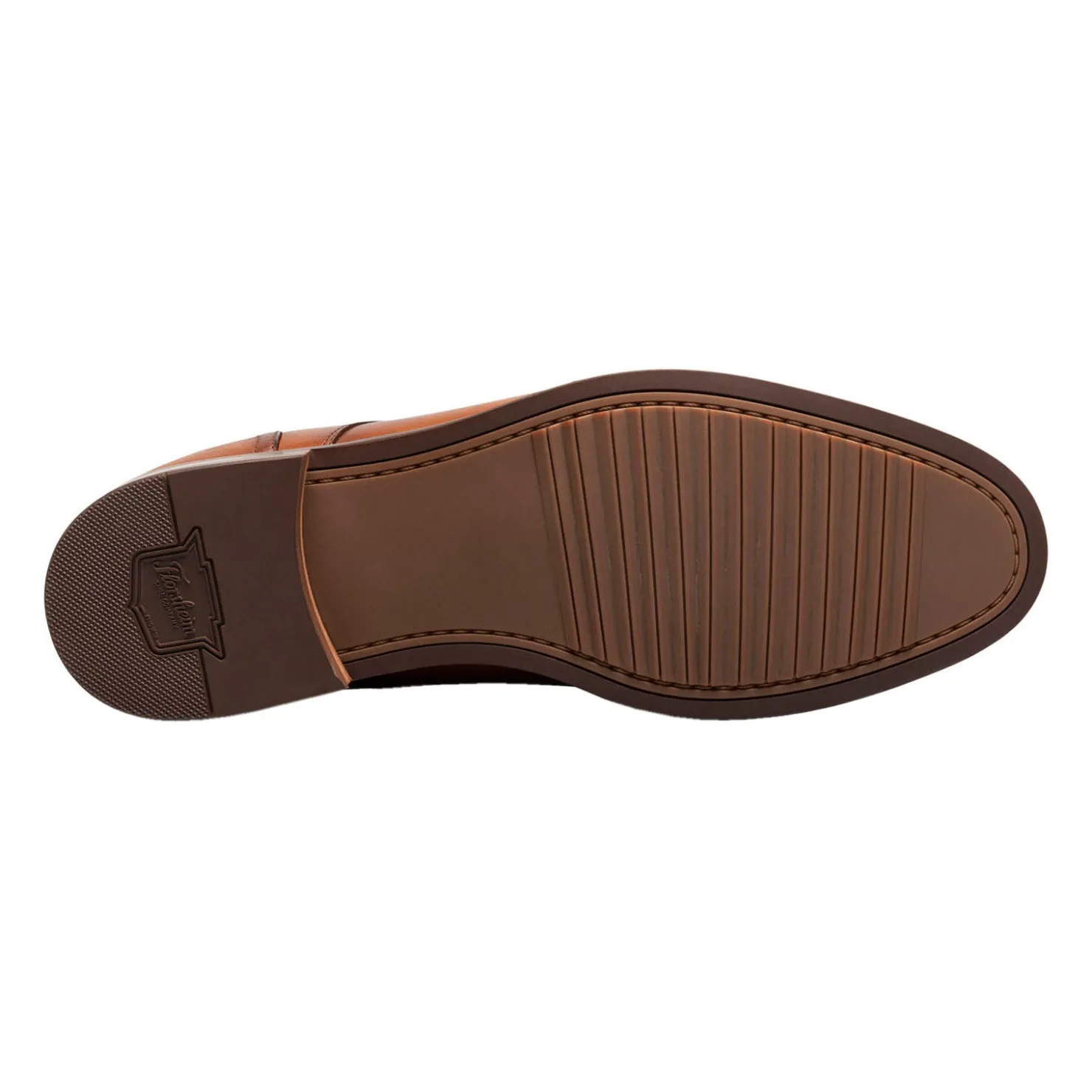 Loafers*Florsheim Men's , Rucci Cap Toe Double Monk Strap Loafer Cognac Smooth