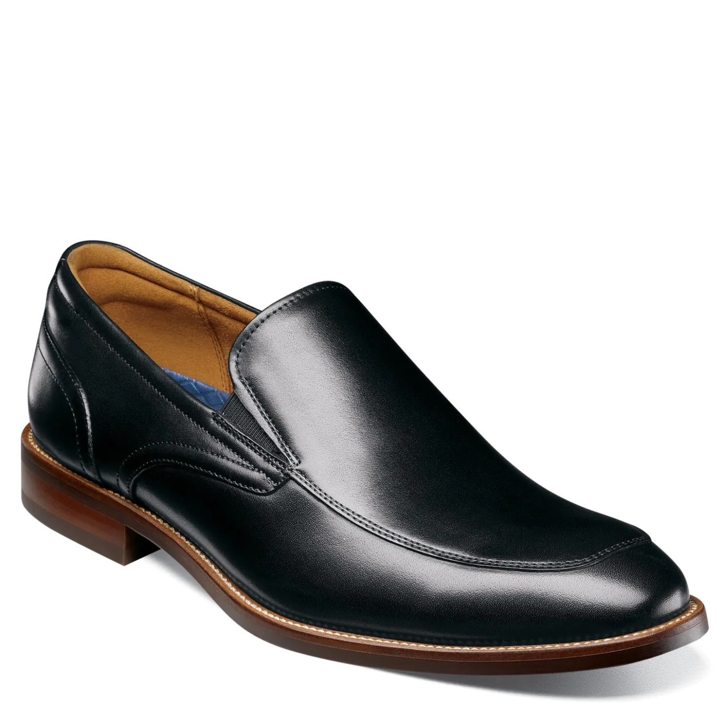 Loafers*Florsheim Men's , Rucci Moc Toe Slip-On Black