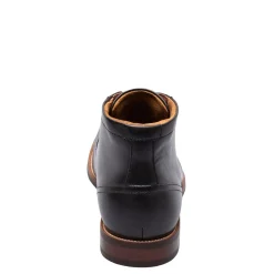Boots*Florsheim Men's , Rucci Plain Toe Chukka Boot Black Smooth