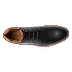 Boots*Florsheim Men's , Rucci Plain Toe Chukka Boot Black Smooth