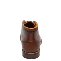 Boots*Florsheim Men's , Rucci Plain Toe Chukka Boot Cognac Smooth