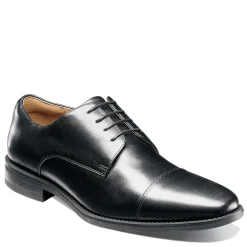 Oxfords*Florsheim Men's , Santucci Cap Toe Oxford Black
